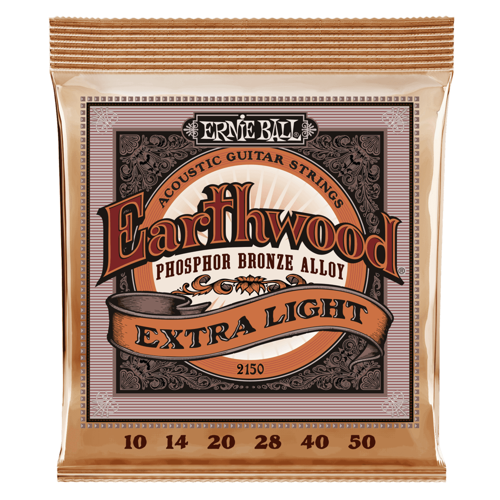 Buy Ernie Ball Earthwood phosphor bronze acoustic guitar strings online