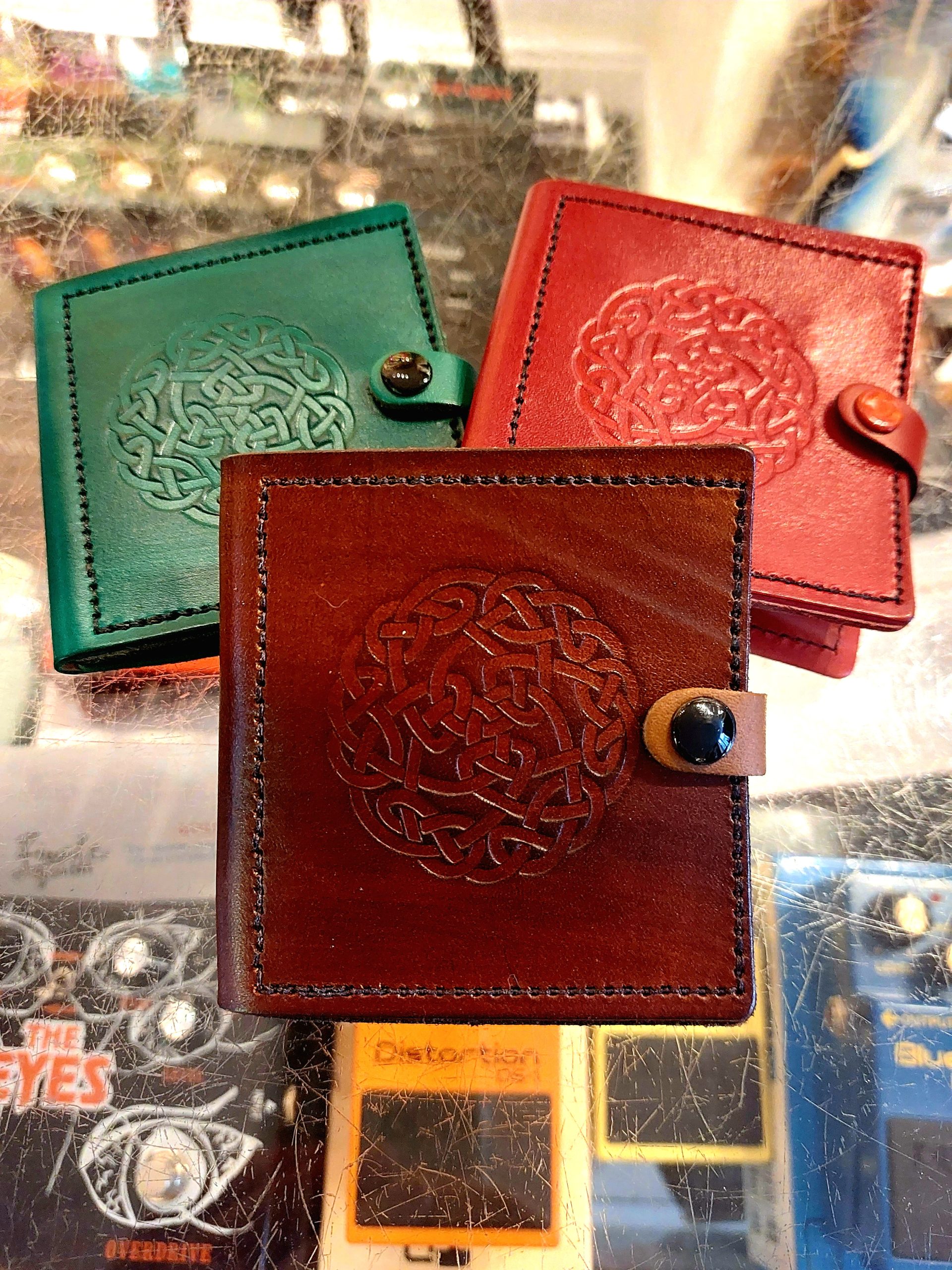 LeatherGraft plectrum pouches for sale in our Sheffield guitar shop, Finale Guitar
