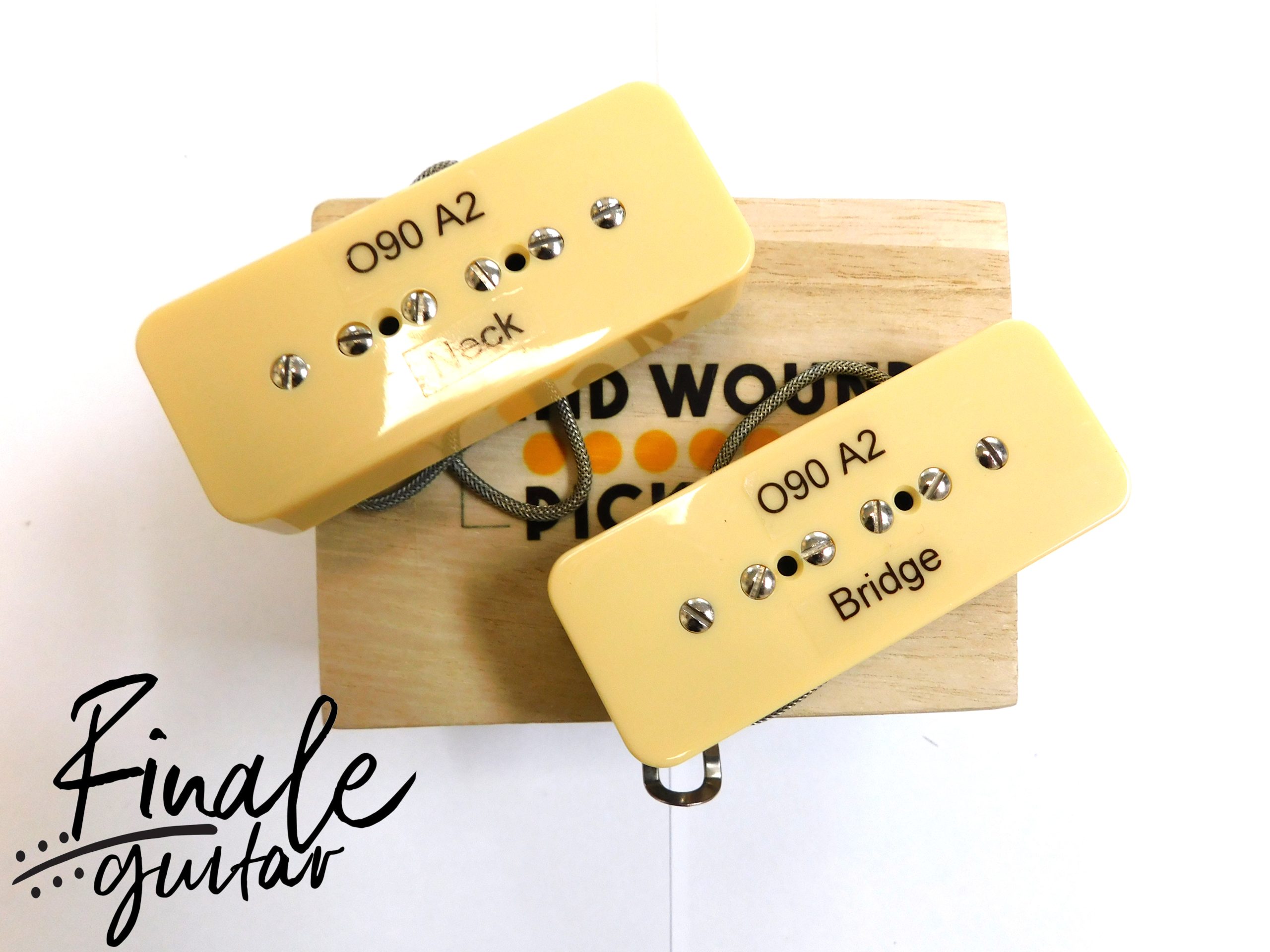 The Hand Wound Pickup Company Traditional P90 set for sale in our Sheffield guitar shop, Finale Guitar