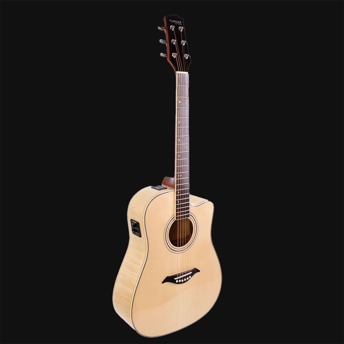 Turner Guitars 60CE electro-acoustic dreadnought for sale in our Sheffield guitar shop, Finale Guitar