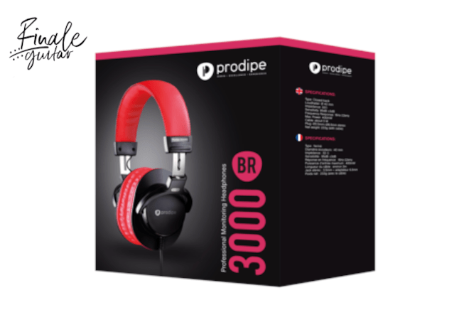 Prodipe 3000BR studio monitoring headphones for sale in our Sheffield guitar shop, Finale Guitar