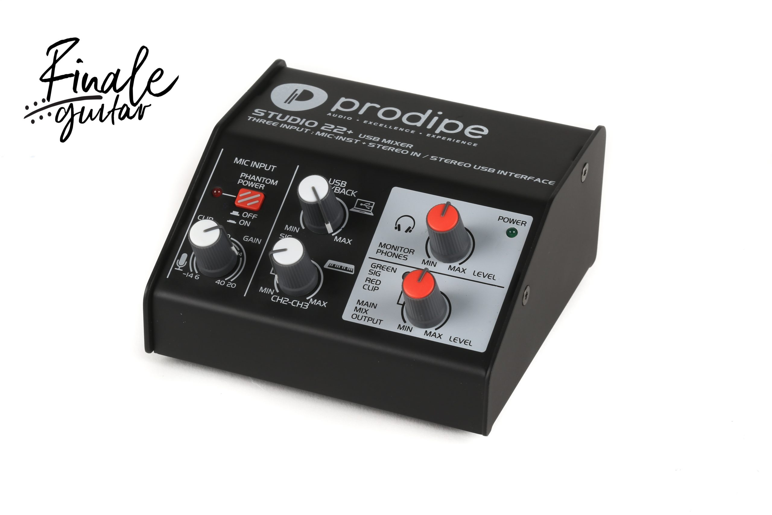 Prodipe Studio 22+ recording audio interface - for sale in our Sheffield guitar shop, Finale Guitar