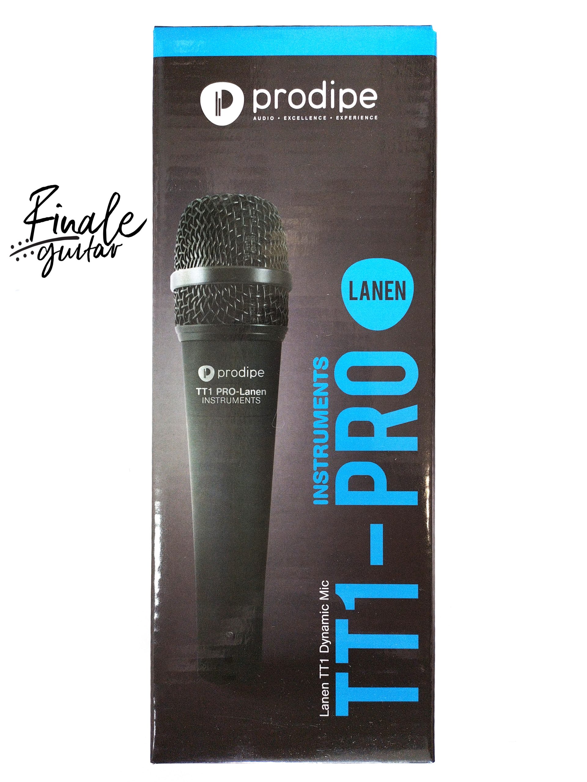 Prodipe TT1 Pro Lanen instrument microphone with carry bag and microphone clip for sale in our Sheffield guitar shop, Finale Guitar
