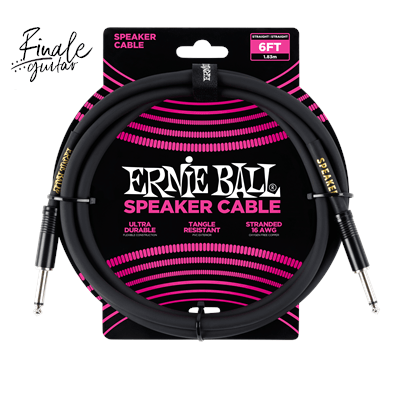 Ernie Ball 6ft speaker cable for sale at our Sheffield guitar shop, Finale Guitar
