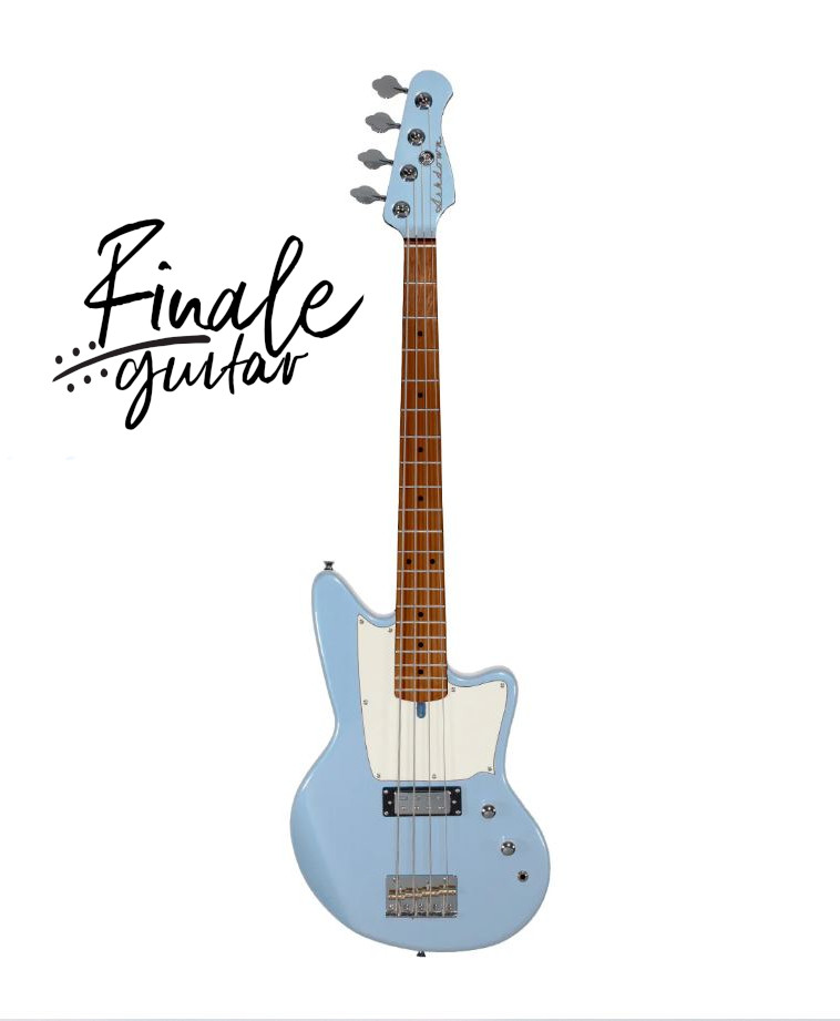 Ashdown Capri shortscale bass blue for sale in our Sheffield Guitar Shop, Finale Guitar