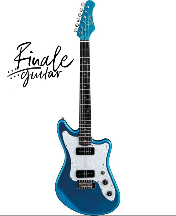 Eko Camaro blue (new) for sale in our Sheffield Guitar Shop, Finale Guitar