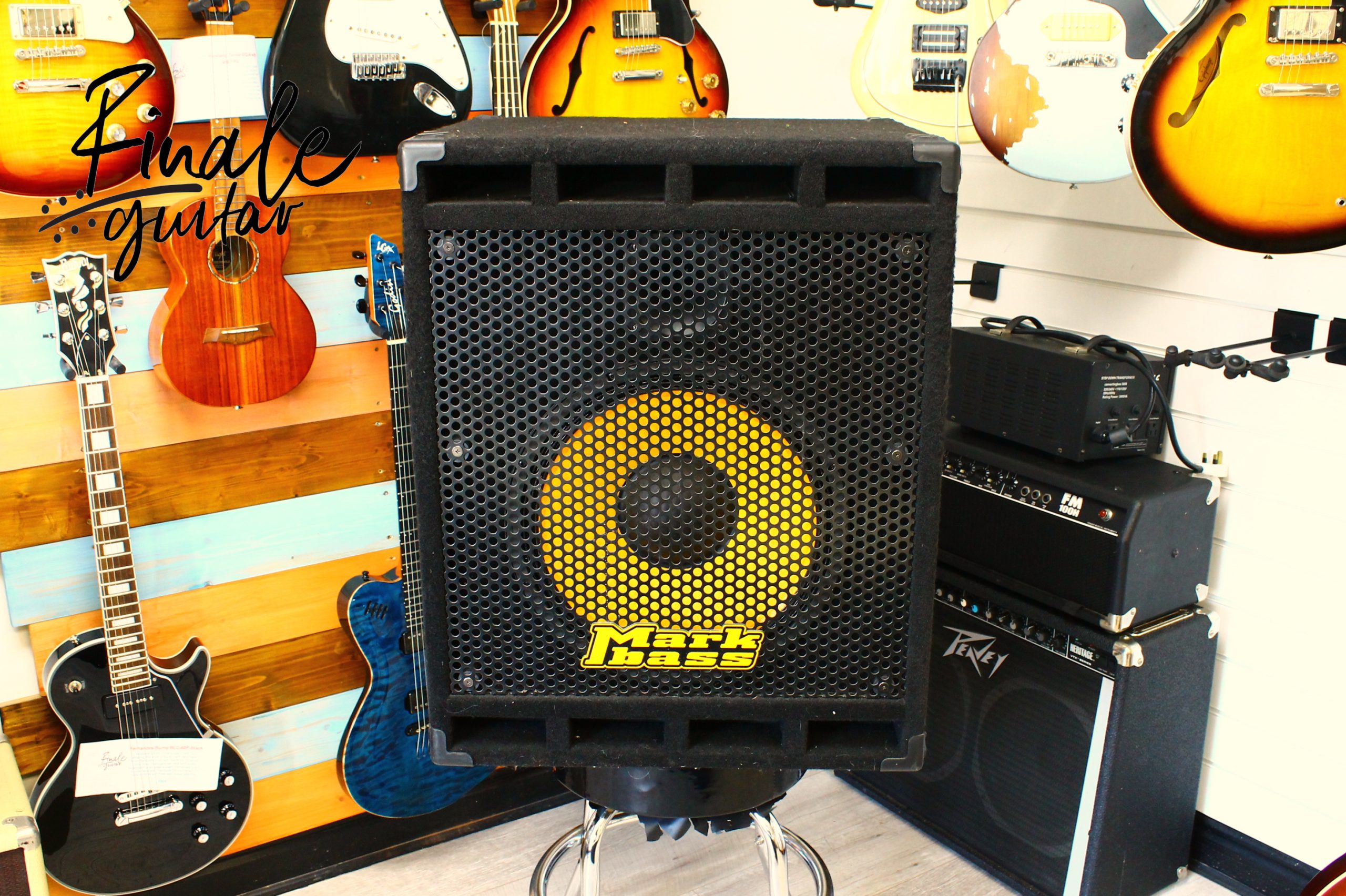 Mark Bass STD 151 HF 400w 8ohm bass cabinet for sale in our Sheffield Guitar Shop, Finale Guitar