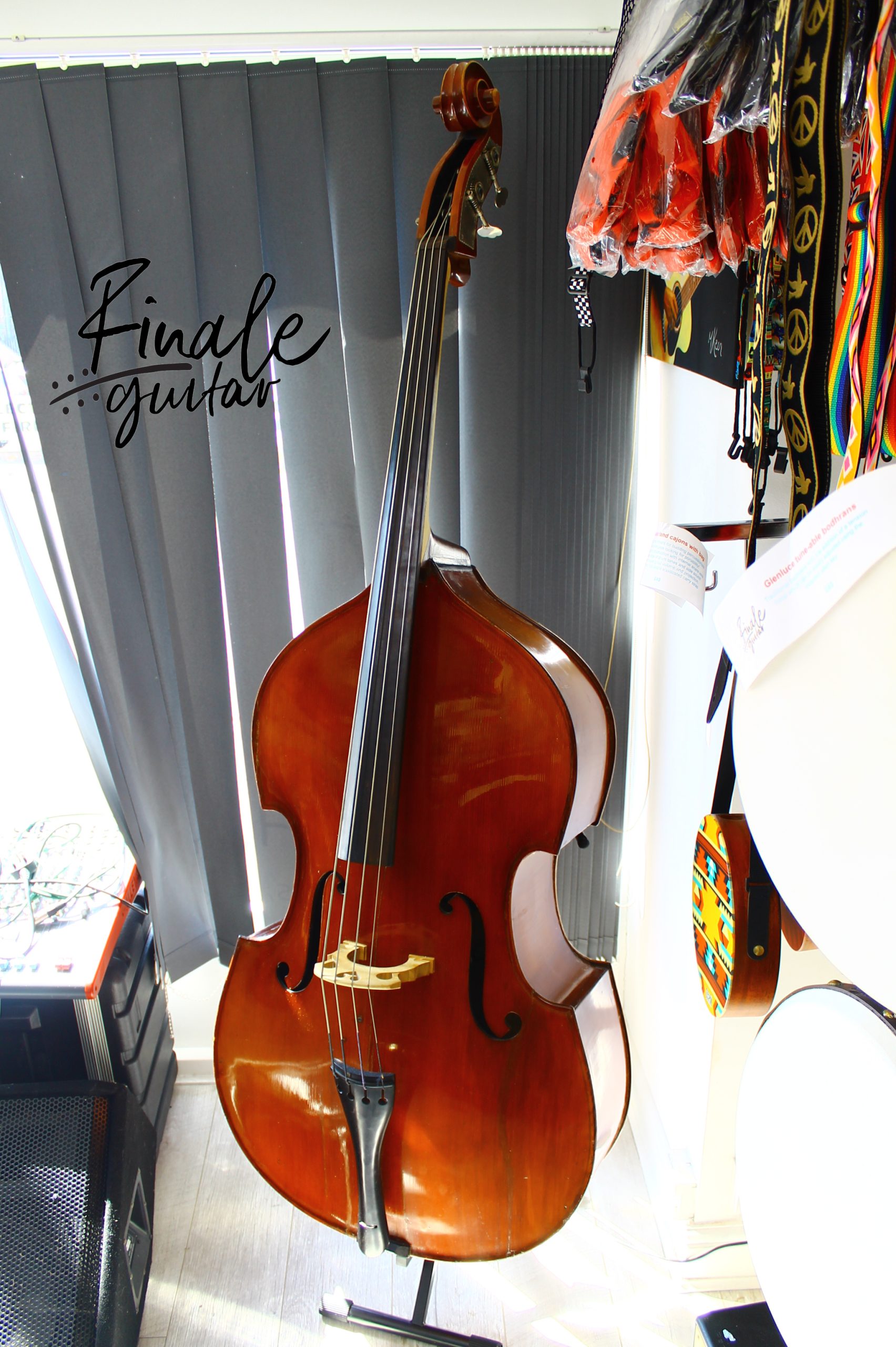 Erich Grunert (Penzburg, West Germany) 3/4 size double bass for sale in our Sheffield Guitar Shop, Finale Guitar