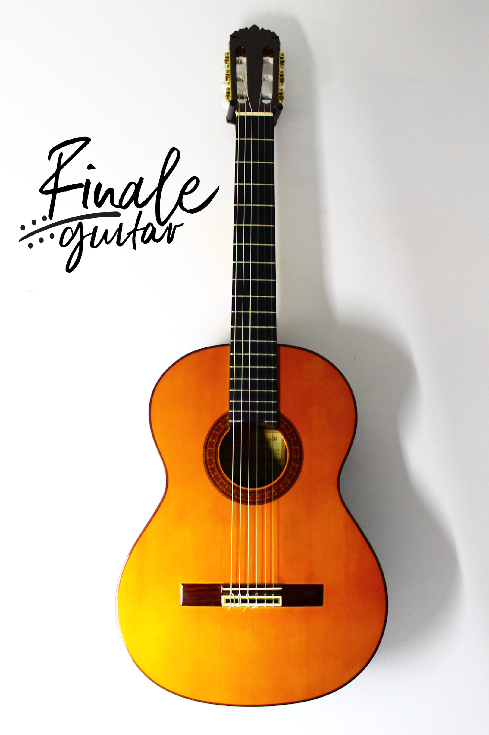 Sanchis Carpio 1A classical guitar, hand made in Valencia, 1983, by Ricardo Sanchis with hard case for sale in our Sheffield Guitar Shop, Finale Guitar