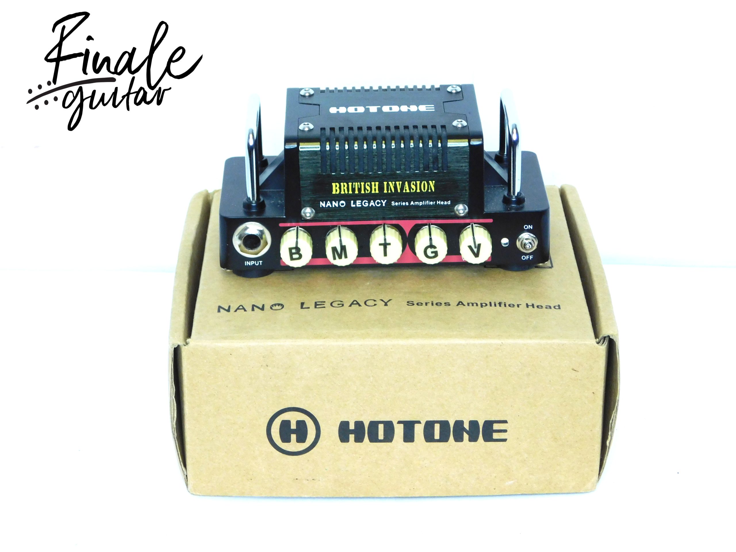 Hotone British Invasion mini 5w amplifier head for in our Sheffield guitar shop, Finale Guitar