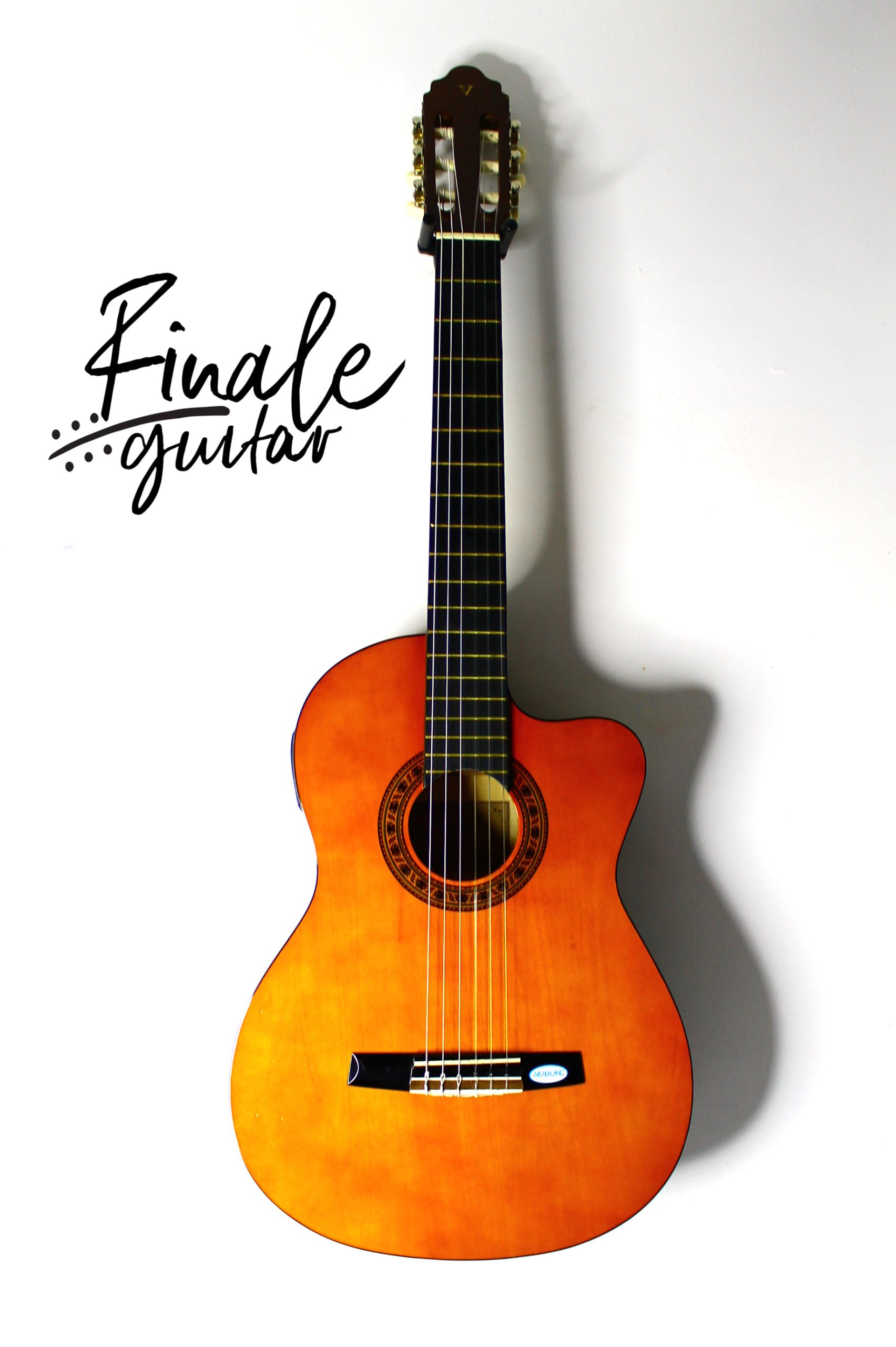 Valencia CG160CVT/NA electro classical guitar for sale in our Sheffield Guitar Shop, Finale Guitar