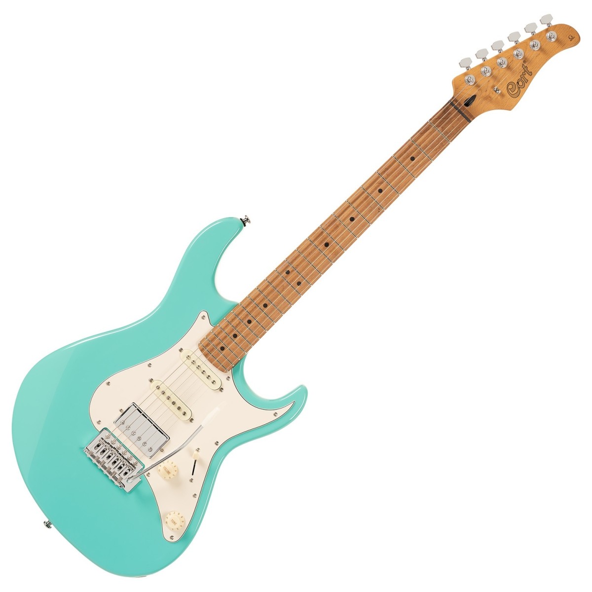 Cort G200SE Seafoam Green electric guitar for sale at Finale Guitar, Sheffield